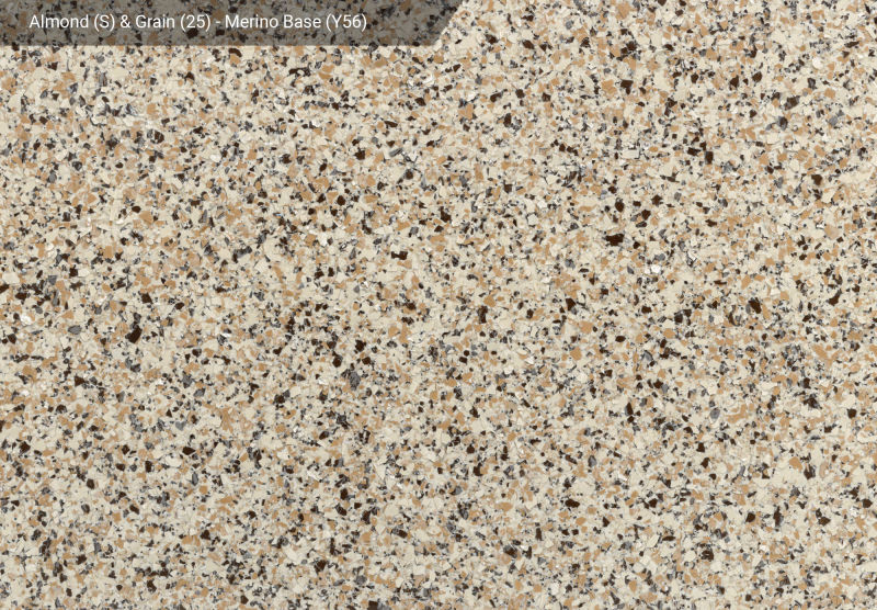 Almond (S) & Grain (25) — Y56 Merino base, official APC sample