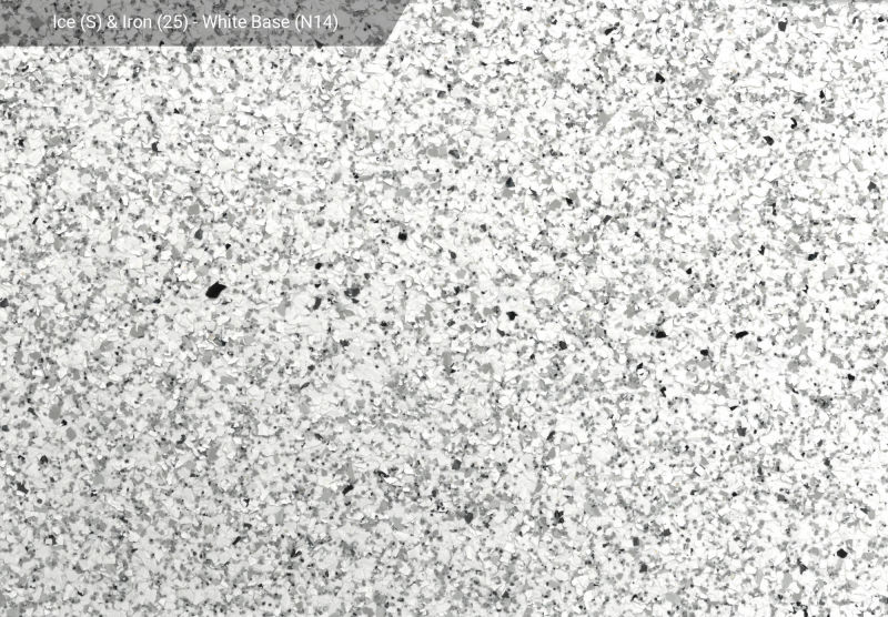 Ice (S) & Iron (25) — N14 White base, official APC sample