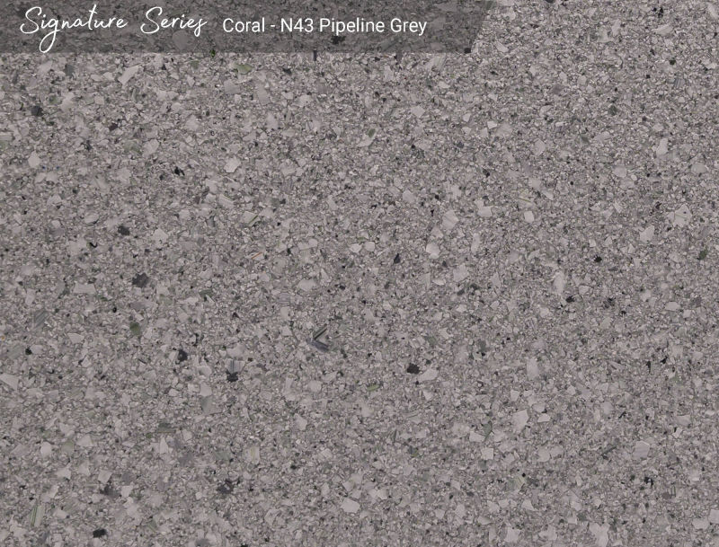 Coral — N43 Pipeline Grey base, official APC sample