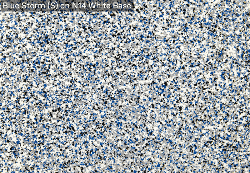 Blue Storm (S) — N14 White base, official APC sample