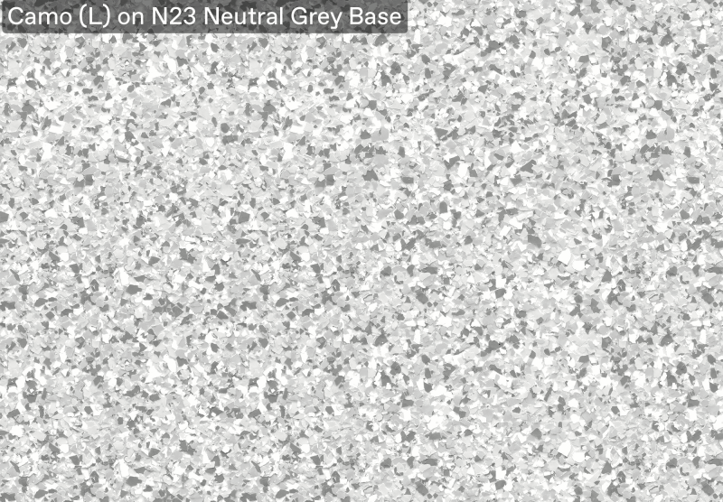 Camo (L) — N23 Neutral Grey base, official APC sample